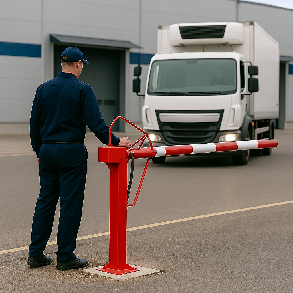 AccessEdge Pro Manual Arm Barrier (2–8 Metres) – Heavy-Duty, Smooth-Lift Access Control