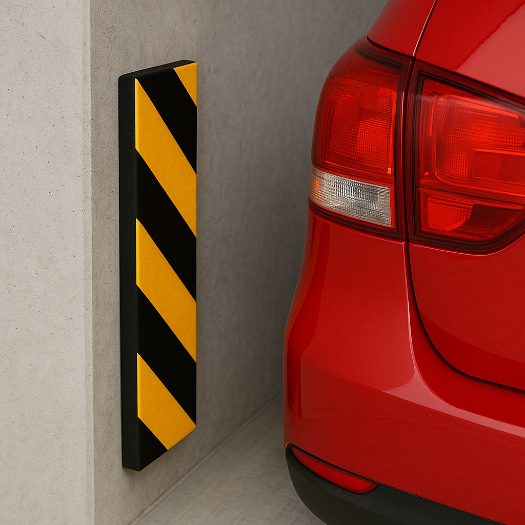 Traffic-Line Self-Adhesive Surface Protector – 5m Rectangular Yellow & Black Safety Strip