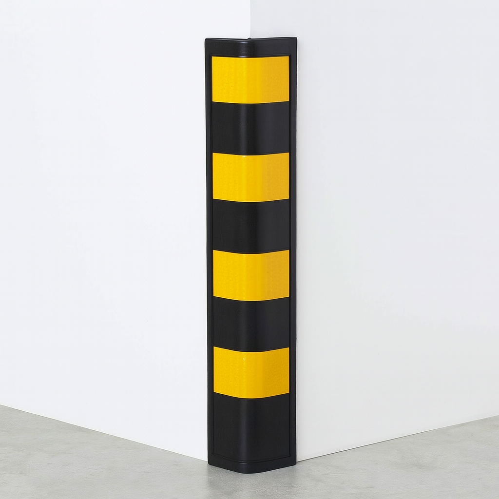 Corner Protector – Black & Yellow PU Impact Guard for Wall and Furniture Safety