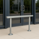 1500mm Heavy-Duty Galvanised Steel Perch Bench | Space-Saving Urban Seating