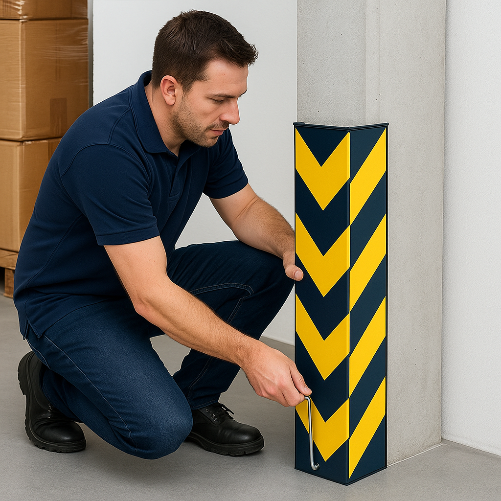 Rubber Corner Guards – High-Visibility Safety Protectors for Walls & Machinery