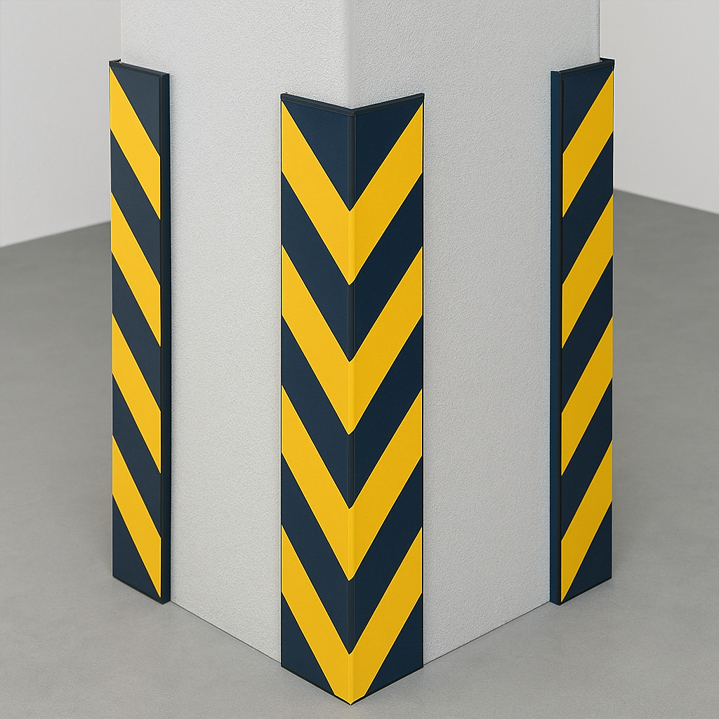 Rubber Corner Guards – High-Visibility Safety Protectors for Walls & Machinery