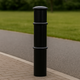 Heavy-Duty Ornamental Steel Bollard – 1000mm Above Ground | Decorative Anti-Ram Post for Driveways, Storefronts & Public Spaces