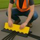 Heavy-Duty 3-Channel External Cable Protector Ramp – Outdoor Cable Guard for Vehicles & Pedestrian Safety