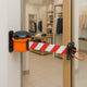 XS 9m Retractable Cord Strap Barrier Kit – Wall-Mounted with Magnetic & Wrap-Around Fixings