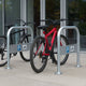 Hillform 48mm Cycle Stand with Integrated Sign – Secure 2 Bicycles | Galvanised, Ragged or Flanged Fixings