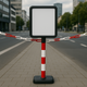Plastic Post with A4 Sign Holder – Freestanding Safety & Information Display