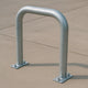 Heavy-Duty 76mm Galvanised Hooped Perimeter Barrier – Car Park & Site Security (Concrete-In & Bolt-Down)