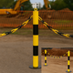 Heavy-Duty 76mm Parking Post & Chain Barrier Kit – 2 Static + 1 Lockable Fold-Down Post for Driveways & Commercial Access Control