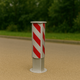 100mm Anti-Ram Square Telescopic Security Bollard – Retractable & Lockable