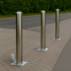 High-Security Stainless Steel Telescopic Post – Retractable Bollard with Weather-Resistant Cap