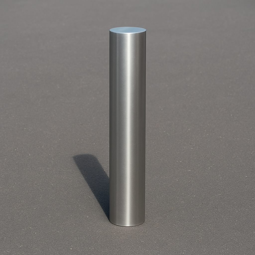 Premium Stainless Steel Round Bollard (48mm–204mm) – 1000mm Height | Fixed Access & Traffic Control Solution