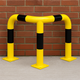 Heavy-Duty High-Visibility Corner Protection Hoop – Safety Guard for Vehicles & Warehouse Corners