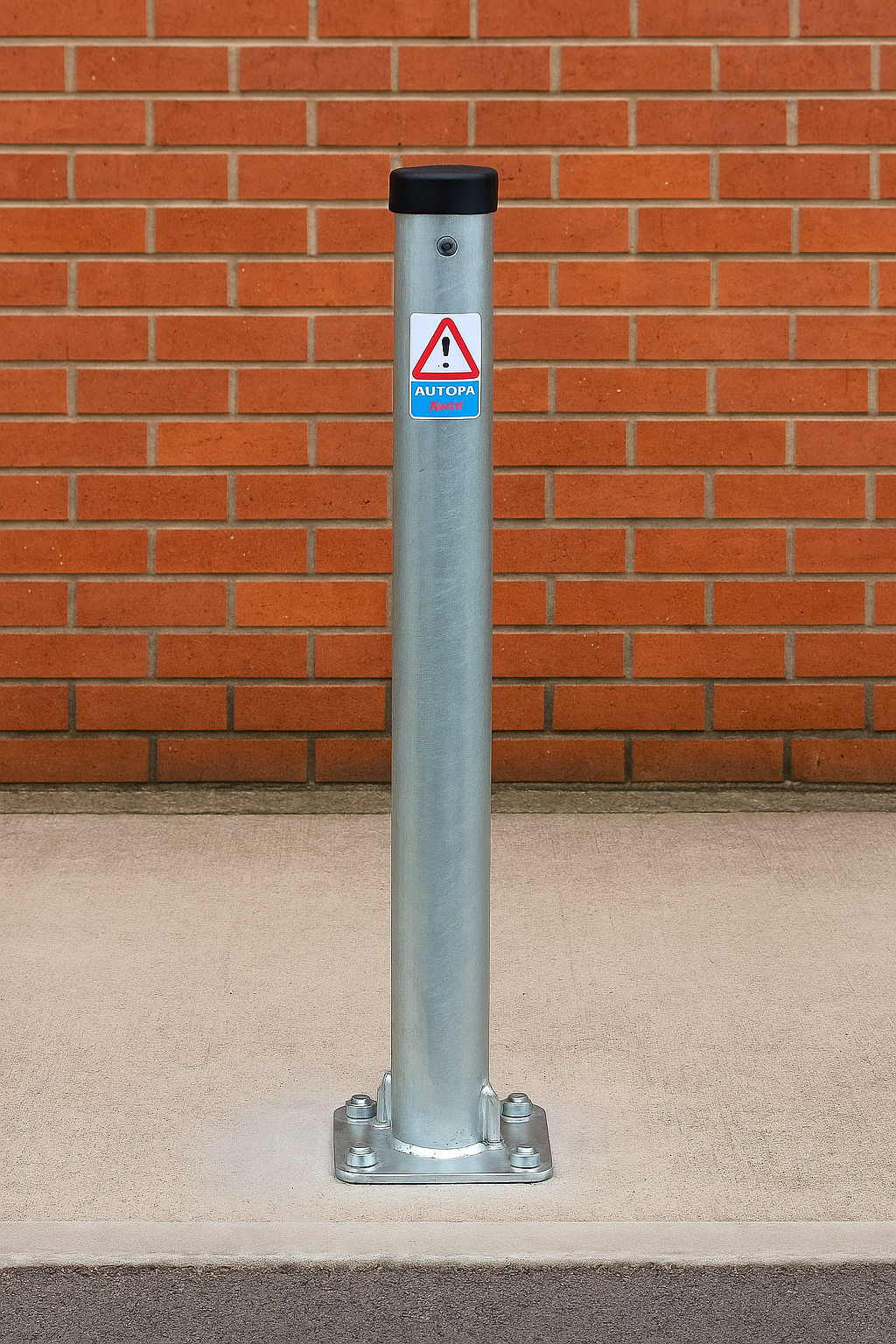 TopLok 750mm Fold-Down Parking Post with Integrated Lock | Reliable Driveway & Vehicle Access Control