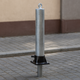 Galvanised 76mm Fold Down Parking Post with Ground Spigot, Integral Lock & Chain Eyelet