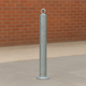 Heavy-Duty 76mm Galvanised Steel Bollard with Eyelet – Spigot Base, Rust-Resistant, Easy to Install