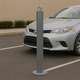 76mm Grey Fixed Security Bollard – Heavy-Duty Bolt-Down Design