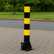 Steel Folding Parking Bollard – Heavy-Duty Anti-Theft Security Post
