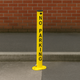 No Parking Fold-Down Security Post – Heavy-Duty Lockable Bollard for Driveway & Parking Protection