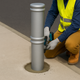 Bollogrid Ornamental Steel Bollard – 900mm | Decorative Anti-Ram Security Post for Driveways, Storefronts & Public Spaces
