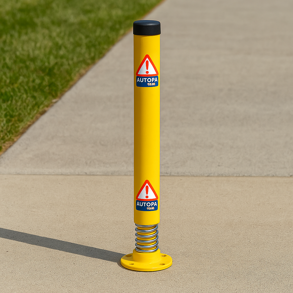 ImpactFlex Fixed Sprung Boundary Post | Flexible Rebound Bollard for Safer Traffic Management