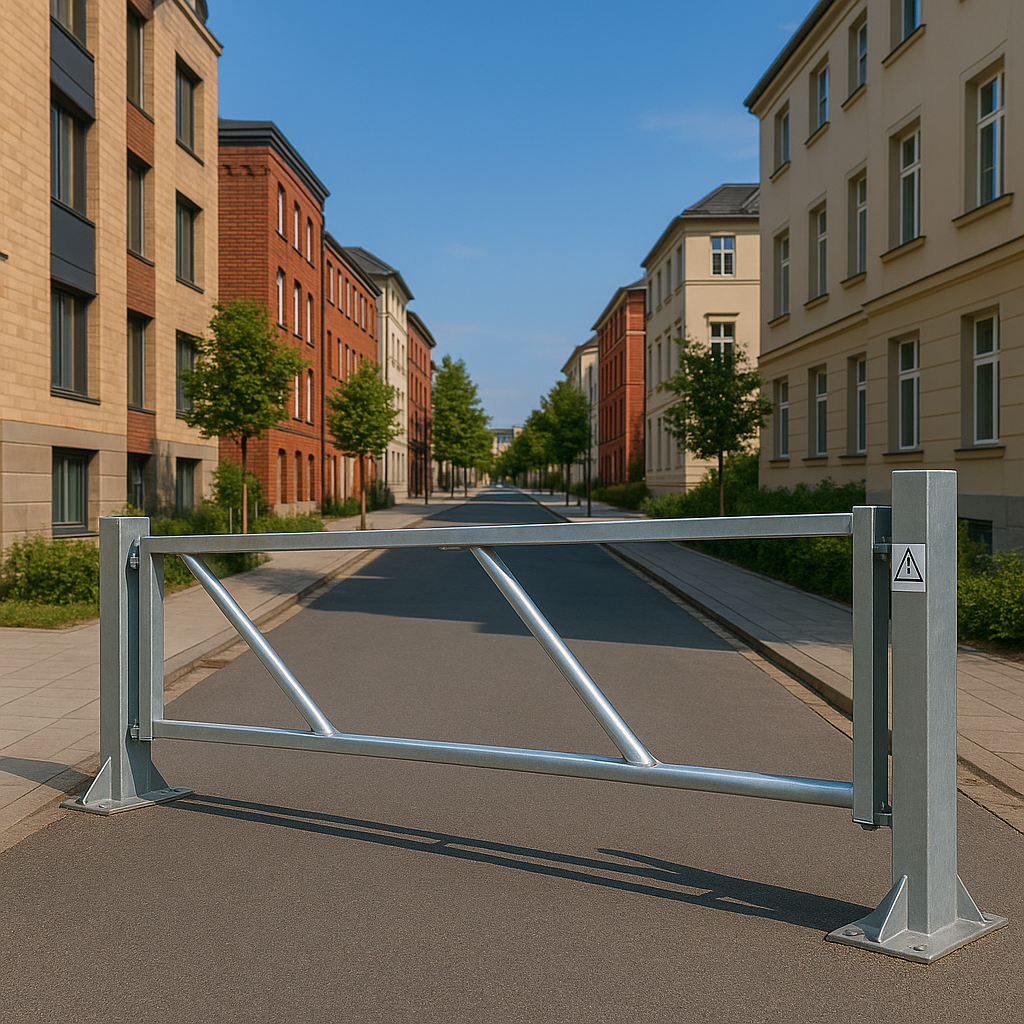 Heavy-Duty Double Swing Security Gate – Manual | 6m–14m Span | Galvanised or Powder-Coated Finish