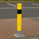 Removable Security Post (Tool Version) with Top-Mounted Chain Eyelets