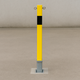Heavy-Duty Removable Security Bollard with Top-Mounted Chain Eyelets – Driveway & Commercial Access Control Post