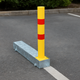 Fold Away (Coffin) Yellow & Red Parking Post