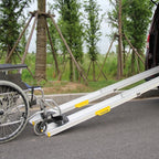 Hinged Telescopic Wheelchair Ramps – 7ft to 10ft | Compact & Convenient Access