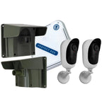 Home Security Kit: 2 × PIR Driveway Alert & 2 × Battery Wi-Fi Cameras