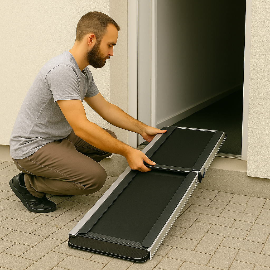 Foldable Anti-Slip Wheelchair Ramp – 2 ft to 6 ft