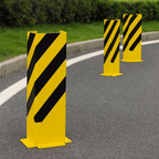 Black Bull Heavy-Duty Pallet Rack Protector – 800mm ‘U’ Profile Steel Guard for Warehouse Safety