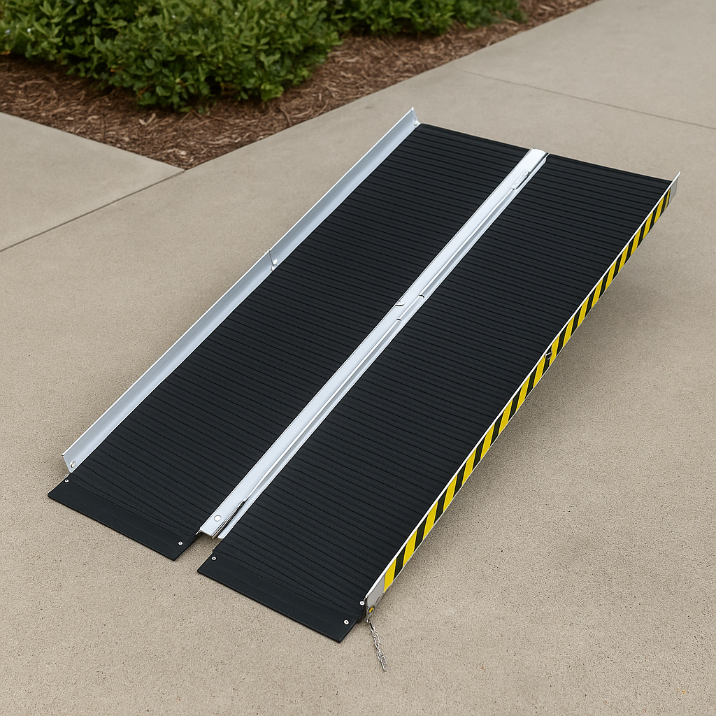 Foldable Anti-Slip Wheelchair Ramp – 2 ft to 6 ft
