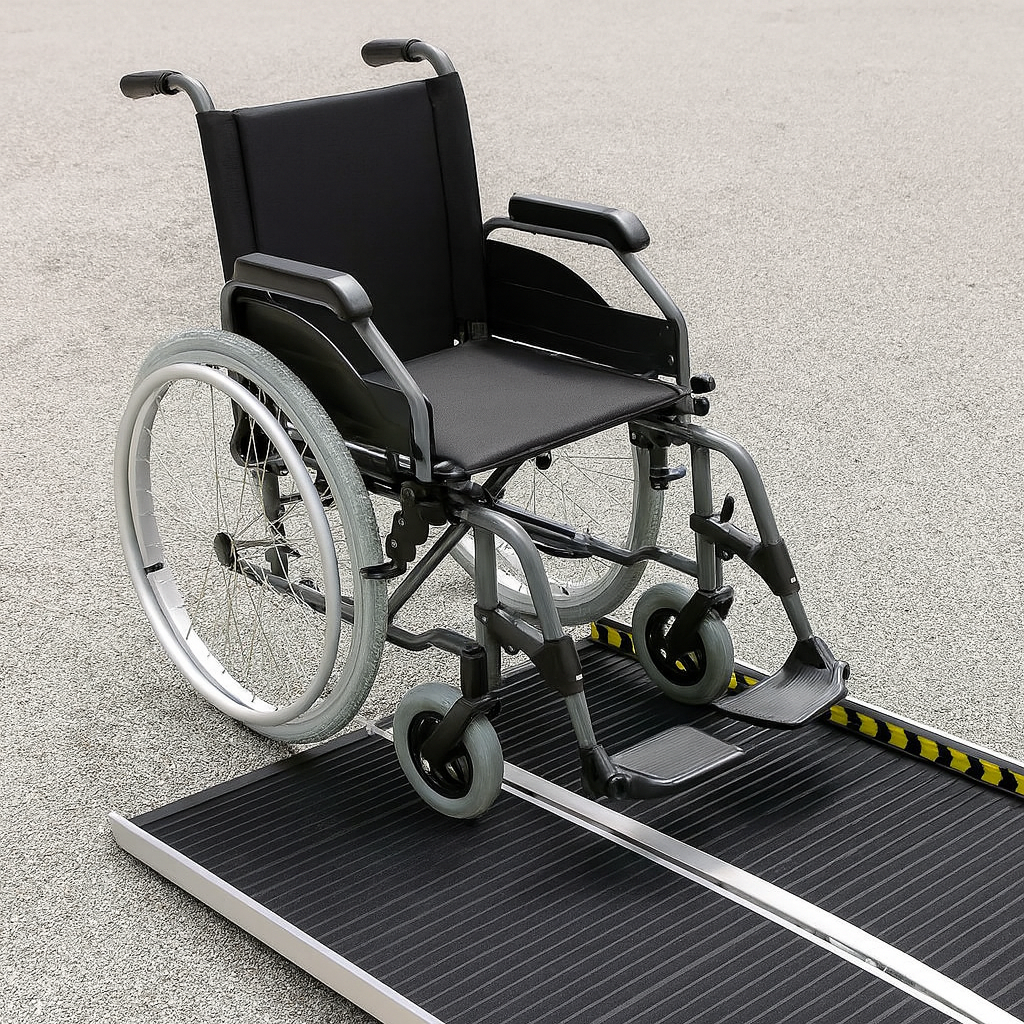 Foldable Anti-Slip Wheelchair Ramp – 2 ft to 6 ft