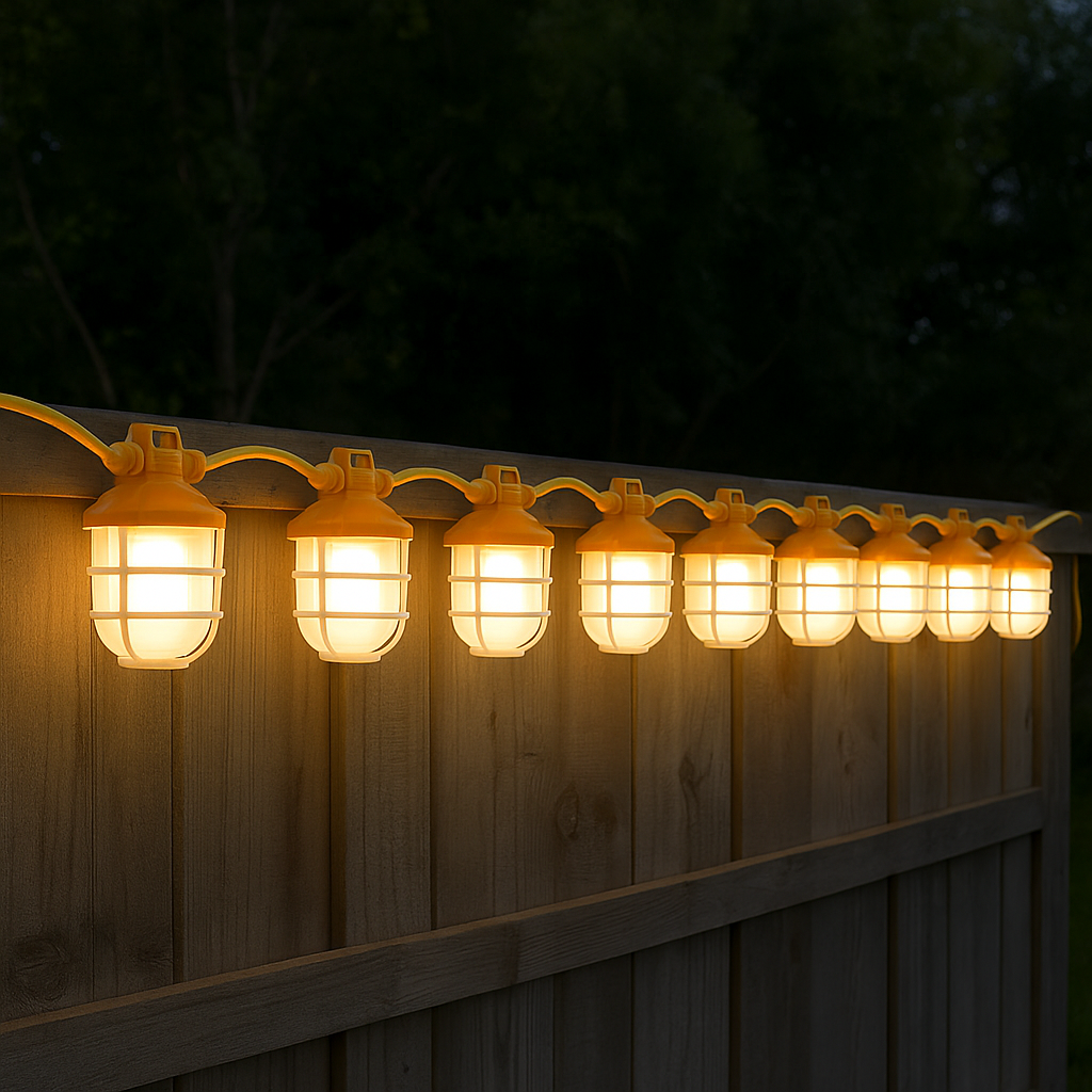 110V Industrial-Grade LED Festoon String Lights – IP67 Rated | 5 or 10 Lamps | Samsung LEDs