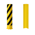 Black Bull Heavy-Duty Column & Corner Protectors – 1200mm Steel Impact Guards for Warehouse Safety