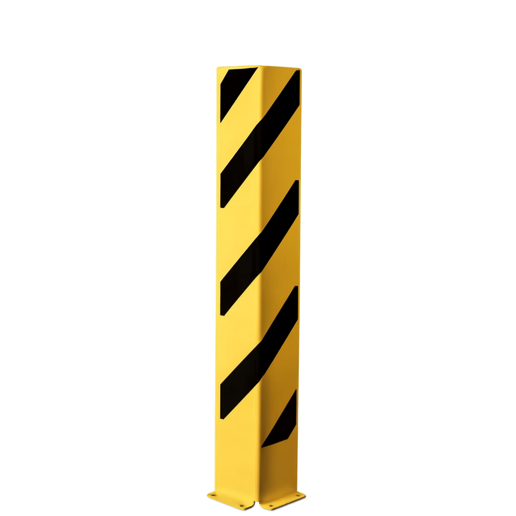 Black Bull Heavy-Duty Column & Corner Protectors – 1200mm Steel Impact Guards for Warehouse Safety