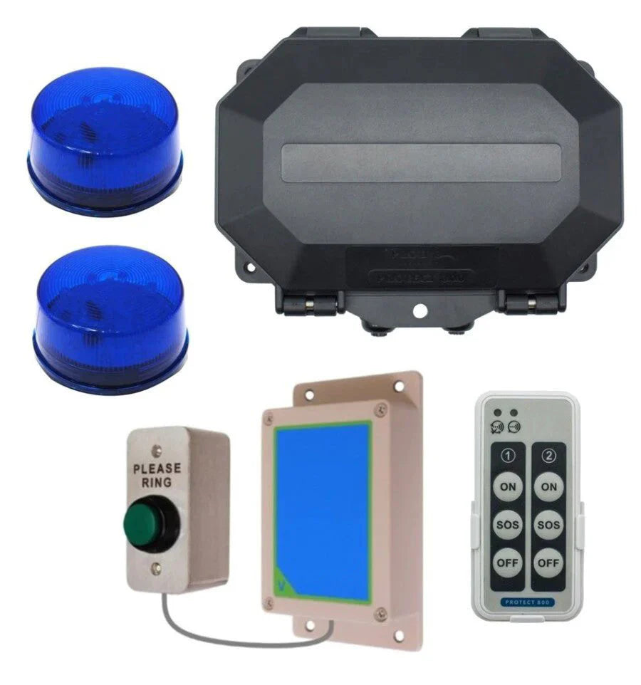 Protect-800 Wireless Commercial Doorbell with Flashing LED Kit
