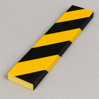 Traffic-Line Self-Adhesive Surface Protector – 5m Rectangular Yellow & Black Safety Strip