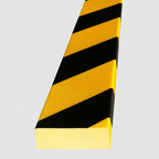 Traffic-Line Self-Adhesive Surface Protector – 5m Rectangular Yellow & Black Safety Strip