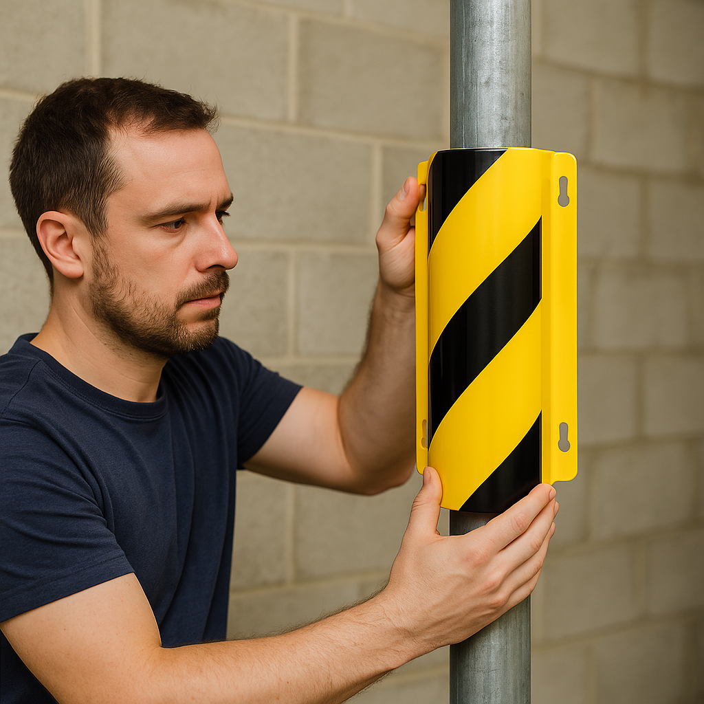 Traffic-Line Wall-Mounted Cable & Hose Protector – Heavy-Duty 500mm Organizer for Safe Cable Management