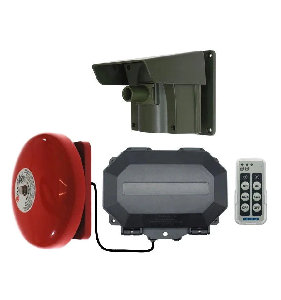 Protect-800 Long Range Driveway PIR Alarm with Outdoor Receiver & 85 dB Bell