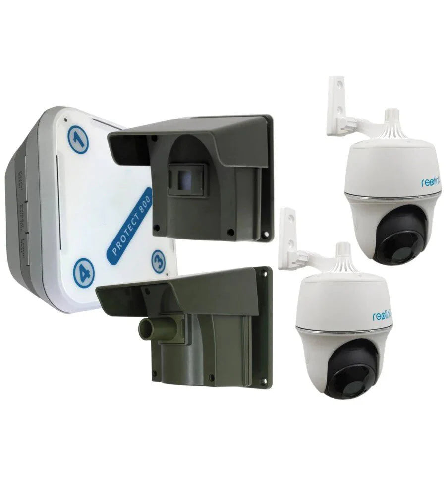 Protect 800 Driveway Alert & Pan-Tilt Wi-Fi Camera Home Security Kit