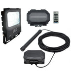 Floodlight Long-Range Wireless Driveway Metal & Vehicle Detecting Alarm with Outdoor Receiver & Remote Control (Protect-800)