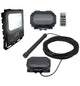Floodlight Long-Range Wireless Driveway Metal & Vehicle Detecting Alarm with Outdoor Receiver & Remote Control (Protect-800)