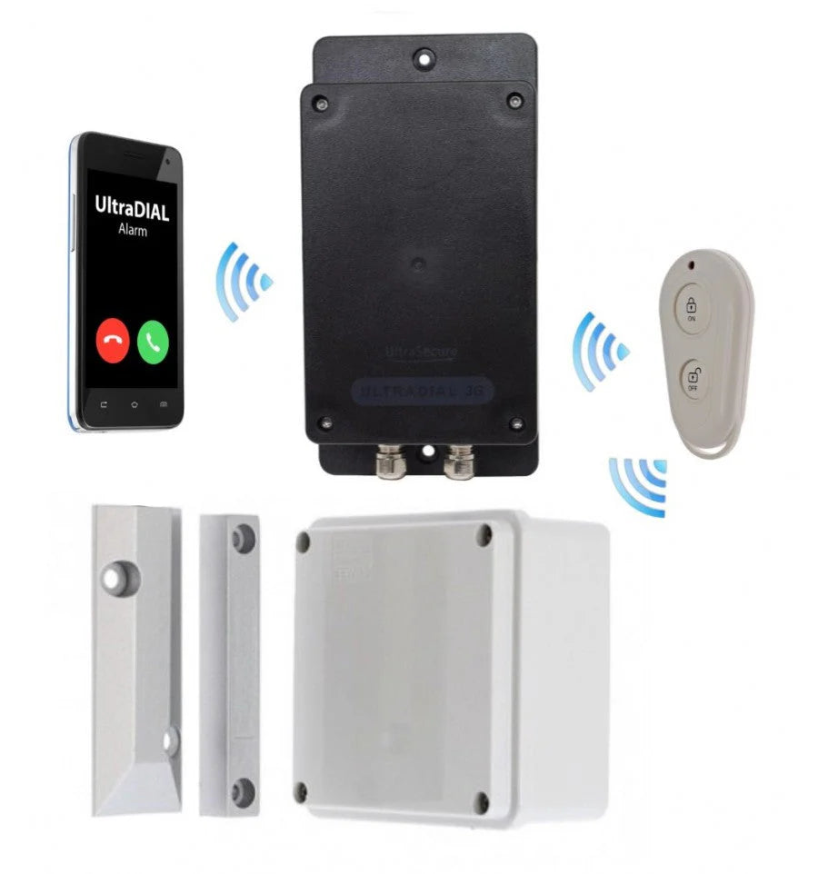Remote Covert Battery-Powered 3G GSM UltraDIAL Gate Alarm