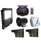 Protect-800 Long Range Driveway PIR Alarm with Security Light, Siren & Indoor/Outdoor Receivers