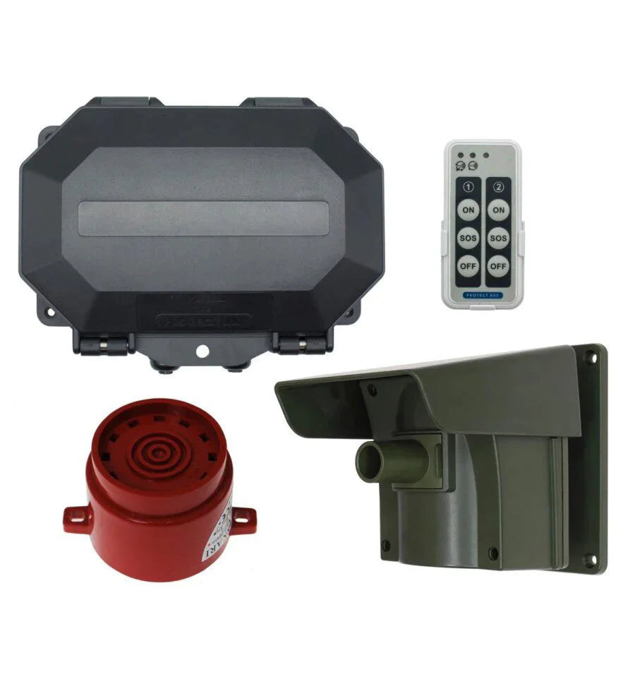 Protect 800 Long-Range Driveway PIR Alarm with Outdoor Receiver & Adjustable Siren