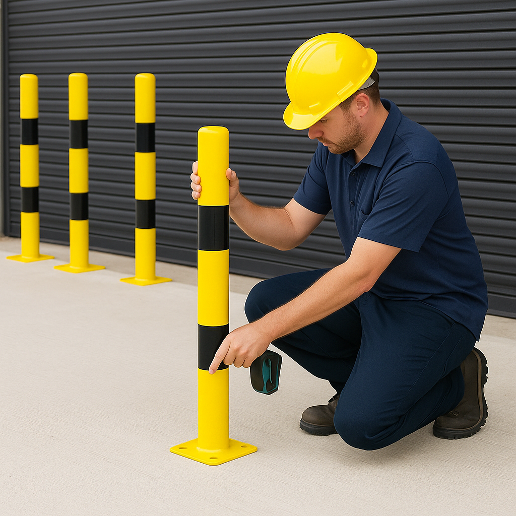 Crash Protection Bollards – Heavy-Duty Steel Safety Posts for Impact & Access Control